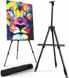 canvas easel stand for hand canvas board front image