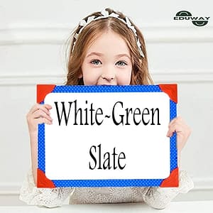 White Green tape slate for kids learning and teaching