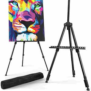 canvas easel stand for hand canvas board front image