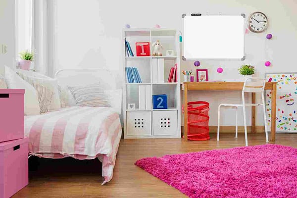 whiteboard non magnetic aluminium wall mount learning writing home, office and school use kids