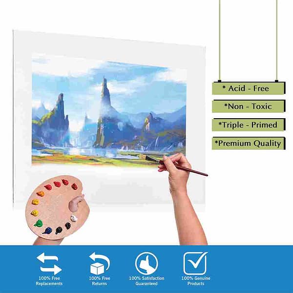canvas board painting skirting drawing lifestyle image